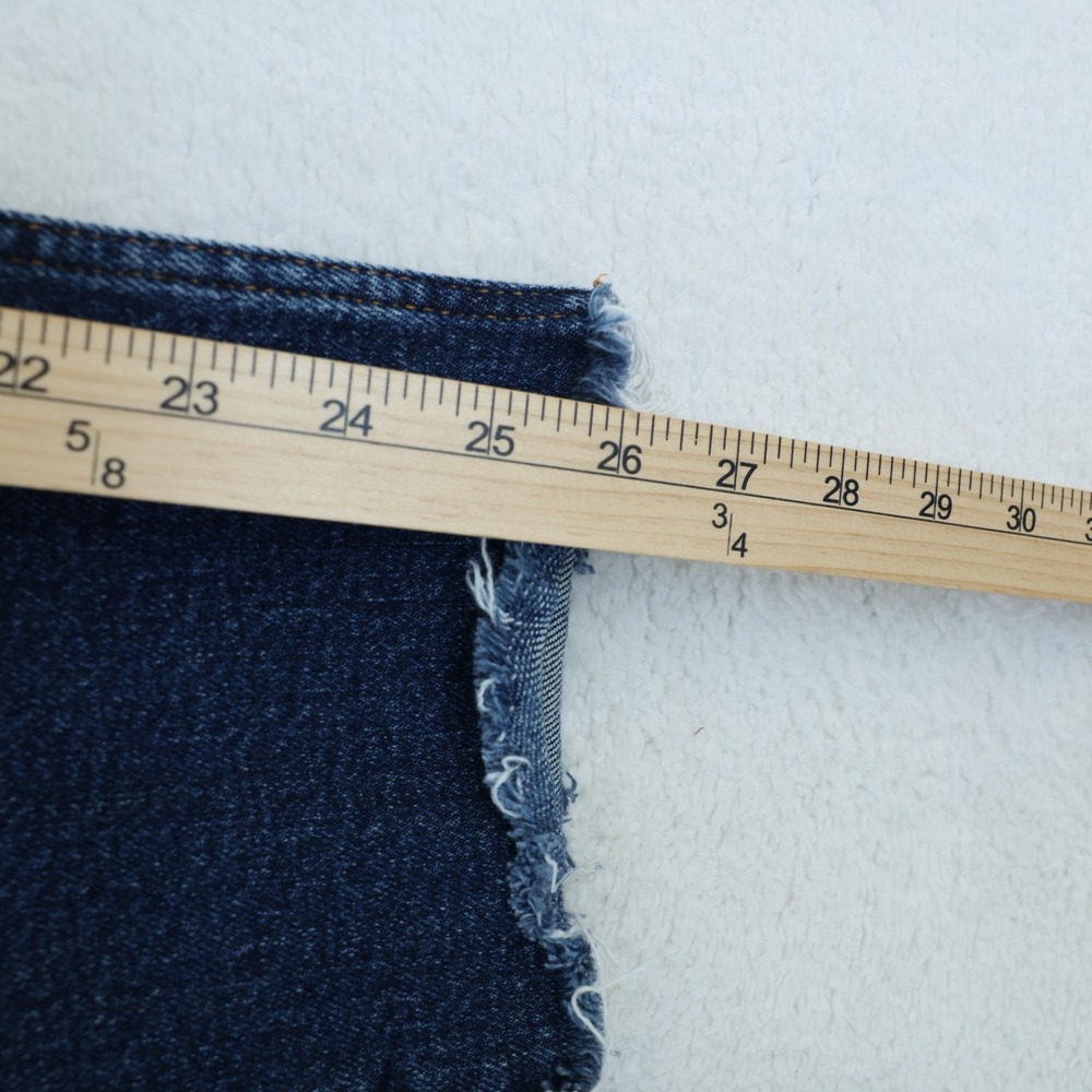 Re/Done 70s Stove Pipe Jeans Women's 26 Dark Rinse Straight Button Fly Raw Hem - Picture 12 of 14